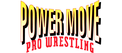 Power Move Pro Wrestling logo for Playstation